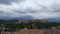 Uitzicht vanuit Mirador de San Nicolas op het Al Hambra