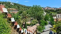 De ingang van Gaudi Park