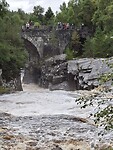 Black waterfalls