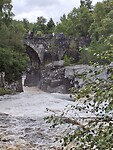 Black waterfalls
