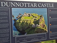 Lucht foto. Dunnottar Castle