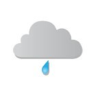 11 Juni 2016 ( grijs wolkje met een druppel )
