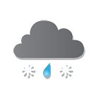 07 Januari 2017 ( Grijs wolkje met sneeuw vlokjes en 1 druppel )