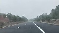 Van 30 graden naar 4 graden Celsius en sneeuw.