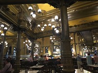 Cafe Iruña in Pamplona.