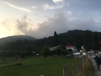 Bewolking boven Roncesvalles.