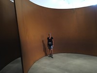Kunstwerk in het Guggenheim.