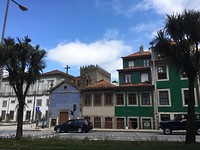 Mooie oude huisjes in Porto.