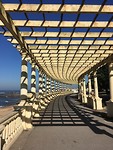Strandpromenade bij Porto.