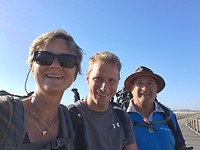 Selfie met Angel en André.