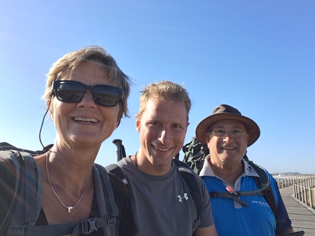 Selfie met Angel en André.