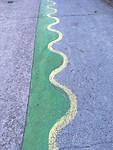 La senda de agua. Een soort waterroute.