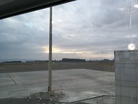 Voor het eerst een bewolkte lucht.