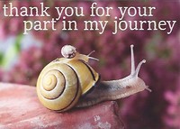 Thank you for your part in my journey.