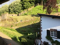 Uitzicht vanuit de herberg in Saint Jean Pied de Port