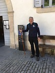 hospitalero Hanz klaar voor een lange wandeling!