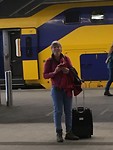 Afscheid van Ali op station Utrecht Centraal.