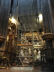 De binnenkant van de kathedraal.