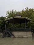 De muziektent in het park van Ferrol.