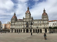Het stadhuis van A Coruña.