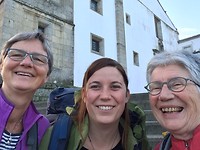Afscheid van Suzanne in Betanzos.