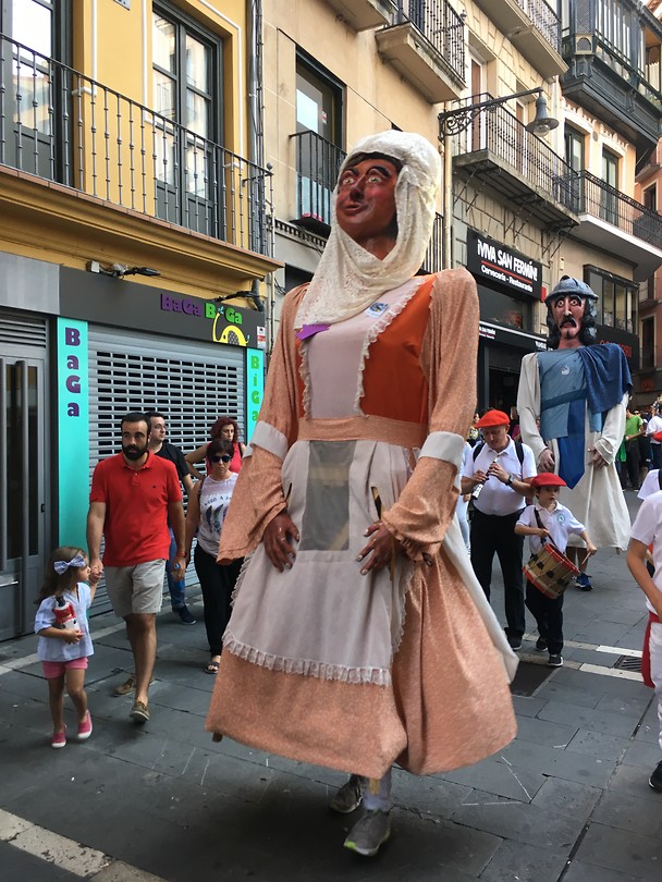 Groot feest in Pamplona.