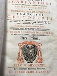 Een pagina van een heel oud boek.