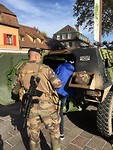 Militaire oefening in Turckheim.