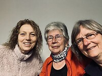 Afscheid van Muriel in La Romieu.