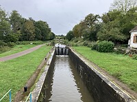Sluis in het kanaal van Nivernais.