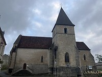 De kerk van Crozant.