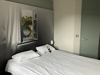 Mijn kamer in het BenB hotel in Limoges.