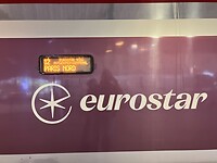De Eurostar van Rotterdam naar Parijs.