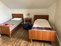 Onze eenvoudige kamer in het klooster.