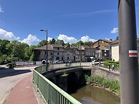 De brug over de Vienne in Aixe sur Vienne.