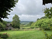 Uitzicht van het huis in Grun Bordas.