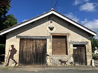 Schuur met pelgrim in Pitrerie