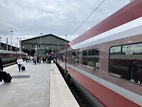Een hele lange TGV op Gare du Nord!