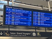 Trein naar Dax, overstappen voor Bayonne