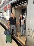 Op tijd voor de trein naar Saint Jean Pied de Port.