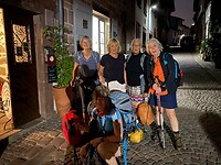 Klaar voor de wandeling over de berg!