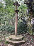 Oud wegkruis bij Burguete