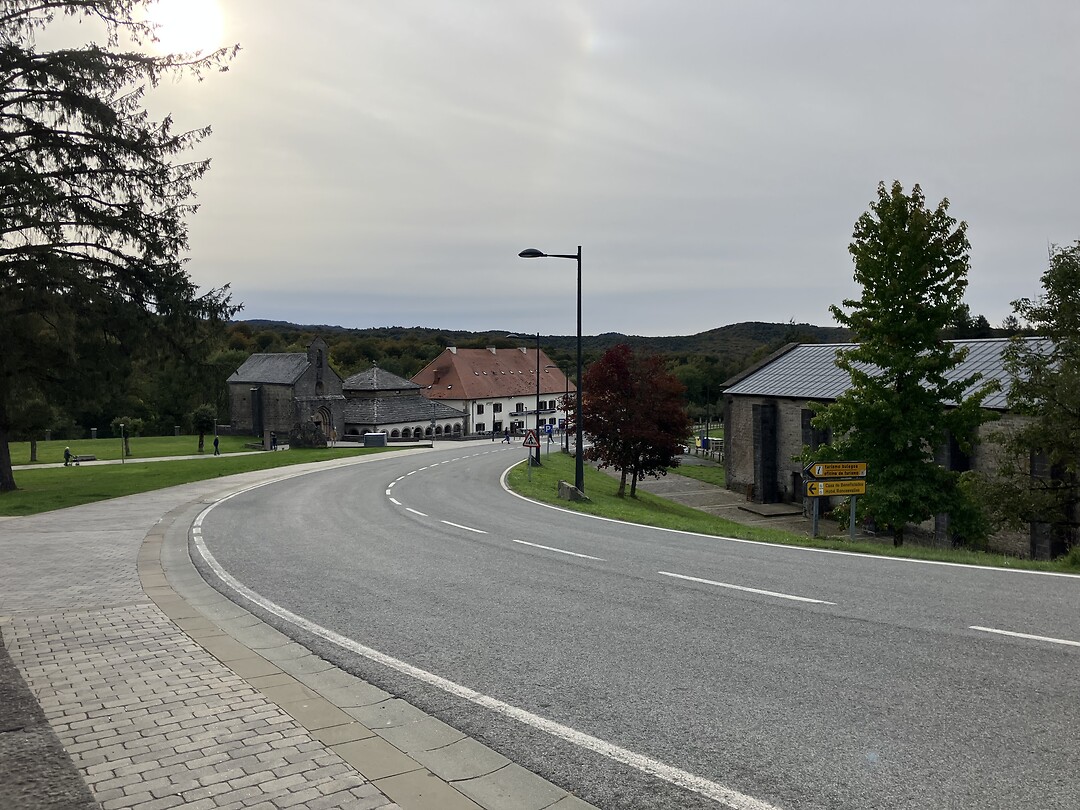 De weg langs Roncesvalles