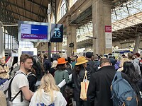 Drukte voor de Eurostar naar Brussel