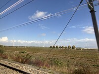 Een heldere lucht onderweg