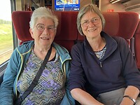 Weer samen op pad in de Eurostar.