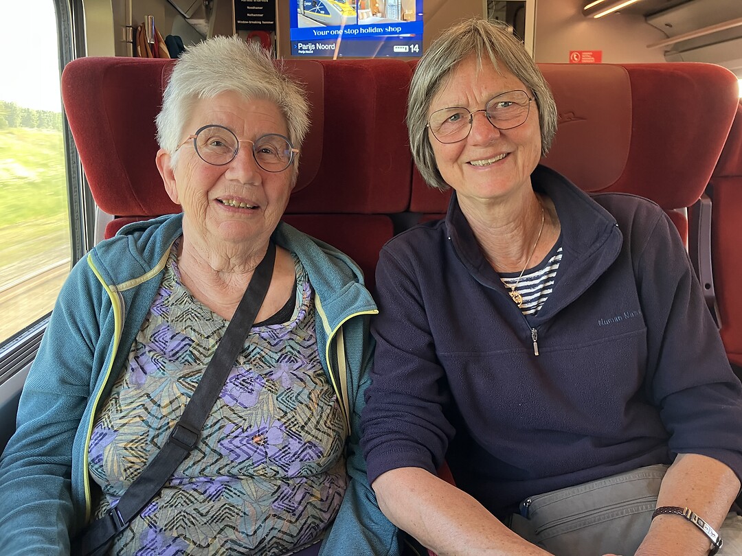 Weer samen op pad in de Eurostar.