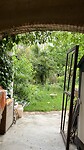 Ontbijt met uitzicht op de tuin.