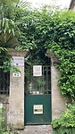Ingang van de tuin.