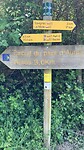 Routebordje onderweg.